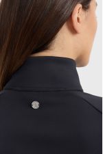 Clotilde Felpa Tecnica con Zip - Nero Clotilde Felpa Tecnica con Zip - Nero