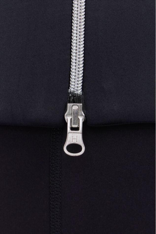 Clotilde Felpa Tecnica con Zip - Nero