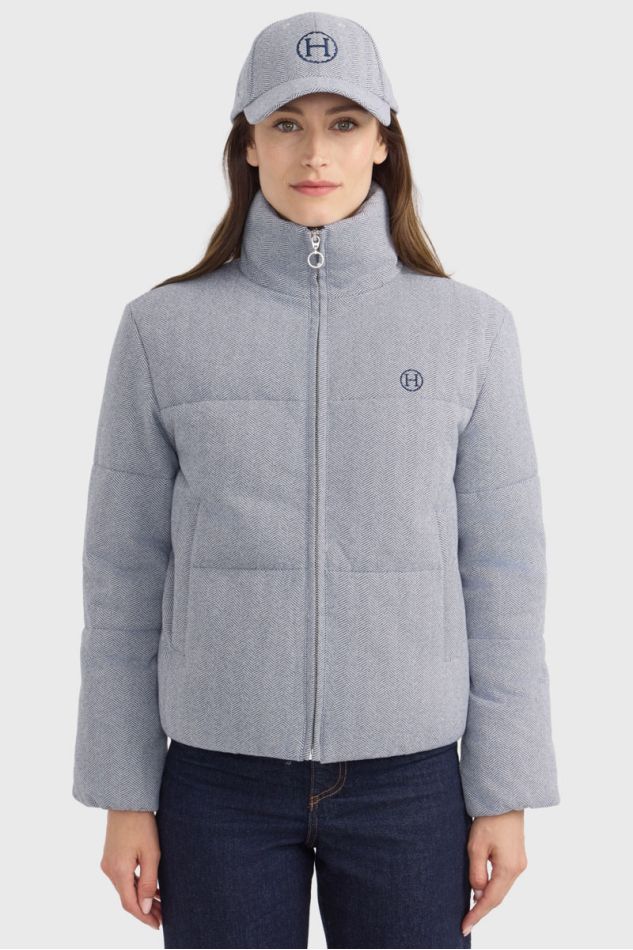 Colombine Piumino - Chevrons Blu Navy