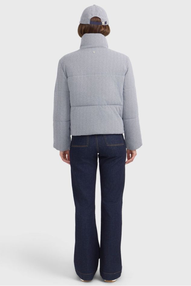 Colombine Piumino - Chevrons Blu Navy