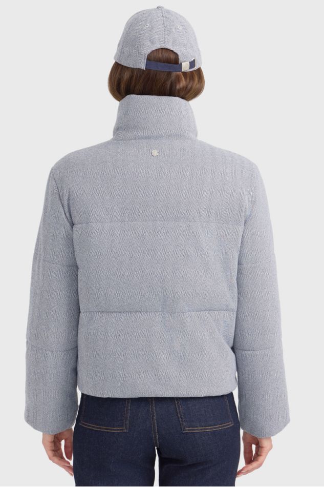 Colombine Piumino - Chevrons Blu Navy