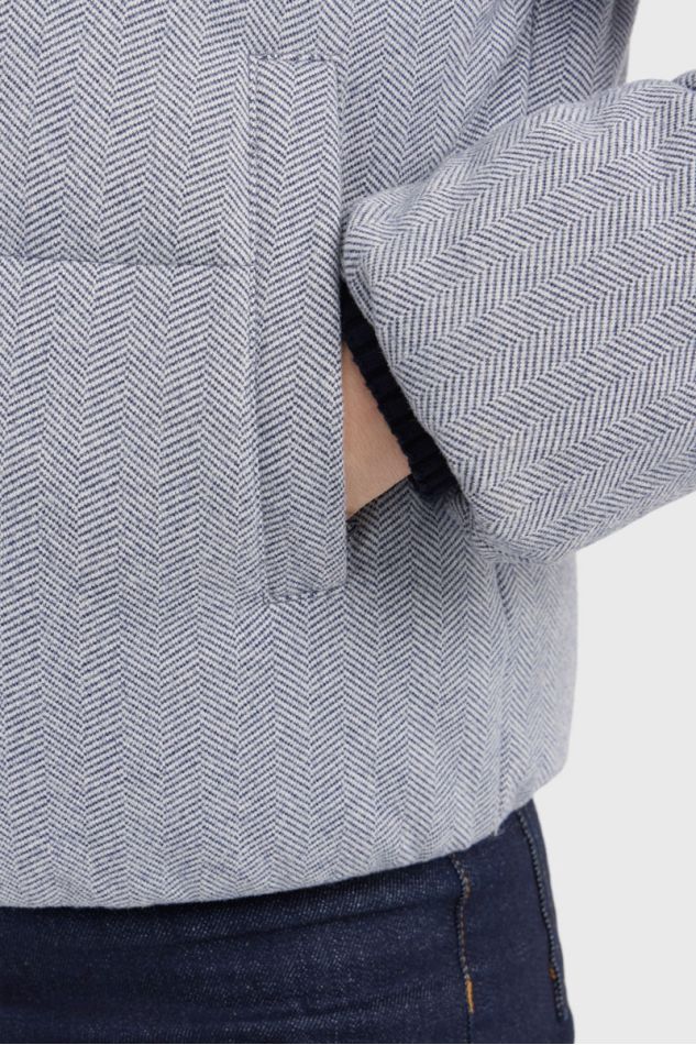 Colombine Piumino - Chevrons Blu Navy