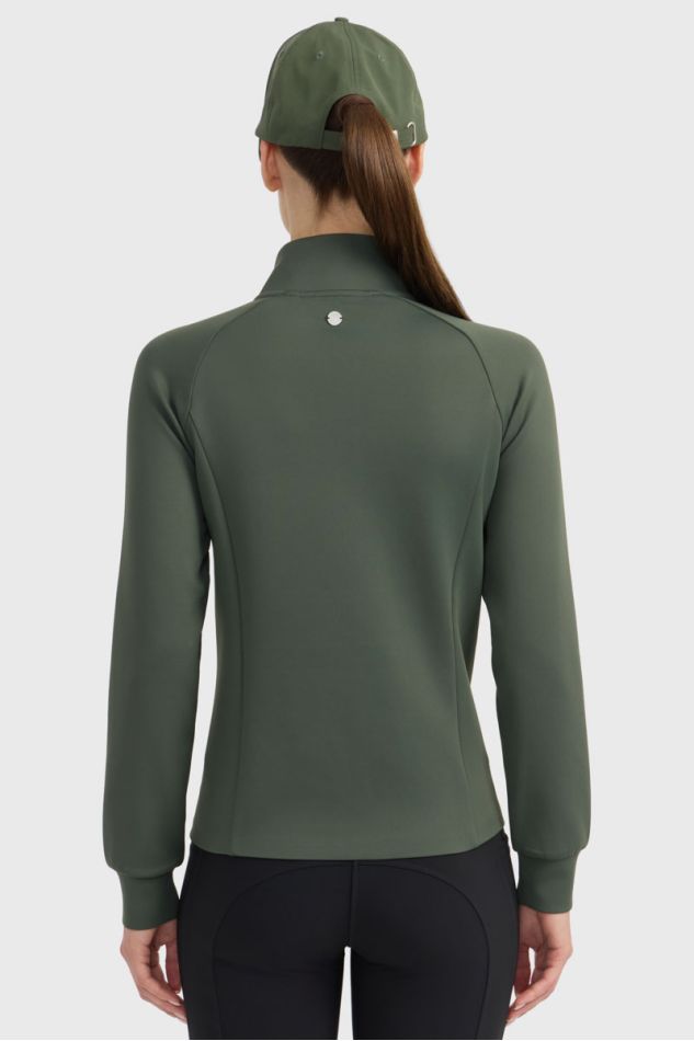 Clotilde Sweat Técnico com Fecho - Trevo Clotilde Sweat Técnico com Fecho - Trevo