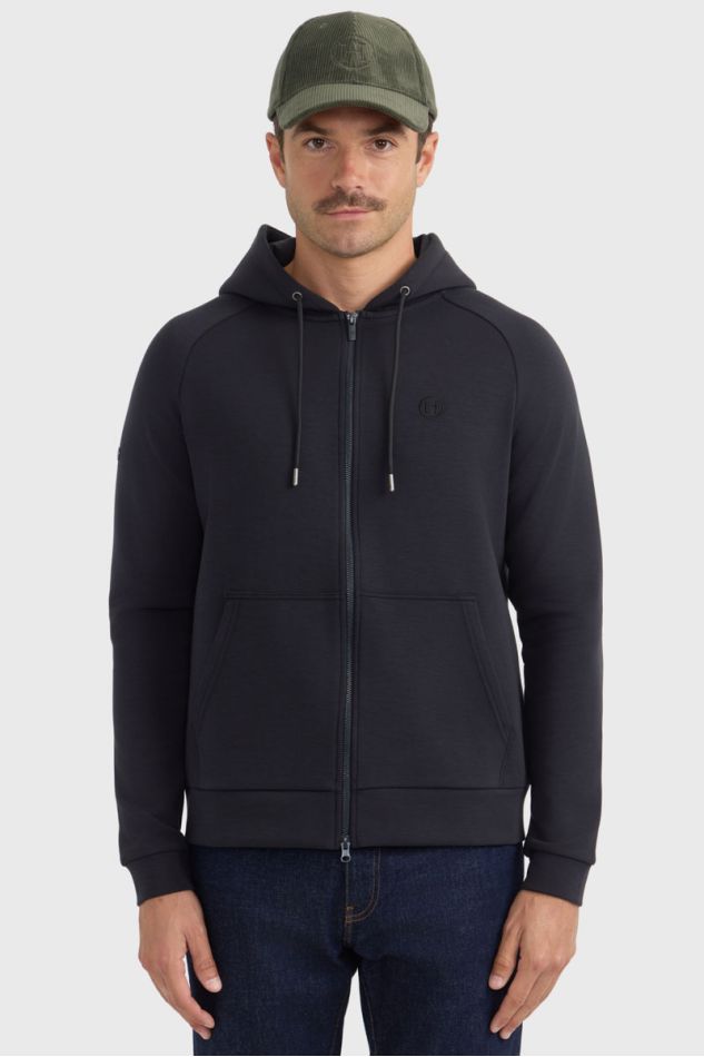 Connor Sweat Technique con cremallera - Negro