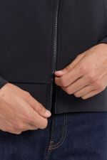 Connor Zipped Technical Sweater - Black Connor Zipped Technical Sweater - Black