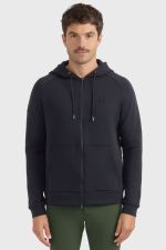Connor Technical Sweater Zipped - Black Connor Technical Sweater Zipped - Black