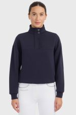 Cassandre Sweat 1/2 Zip - Marine Cassandre Sweat 1/2 Zip - Marine