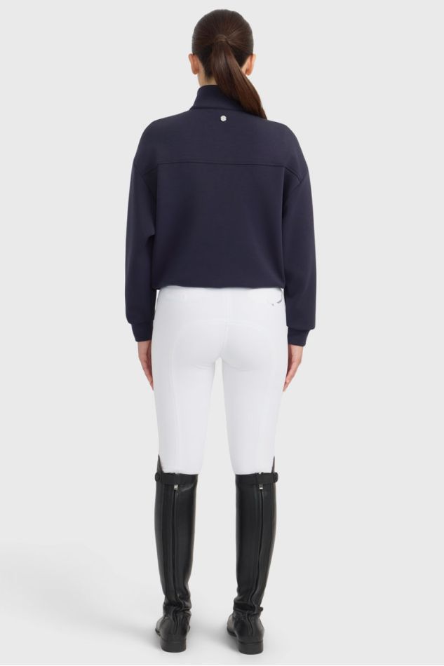 Cassandre Sweat 1/2 Zip - Marine Cassandre Sweat 1/2 Zip - Marine