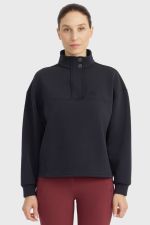Cassandre Sweat 1/2 Zip - Noir Cassandre Sweat 1/2 Zip - Noir