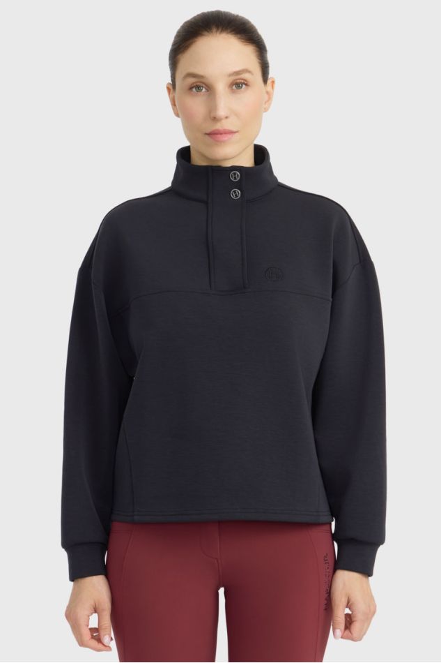 Cassandre Sweat 1/2 Zip - Noir Cassandre Sweat 1/2 Zip - Noir