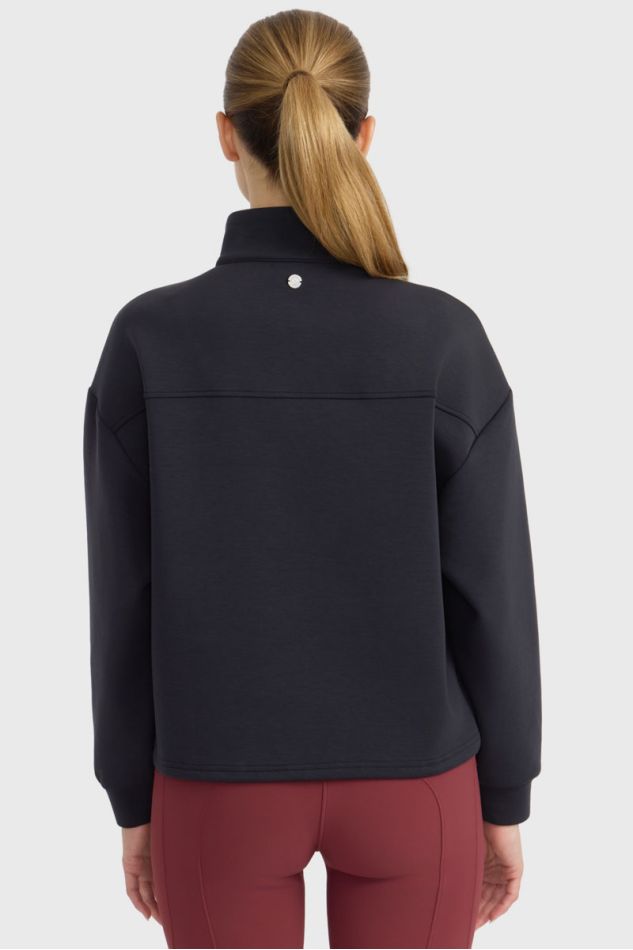 Cassandre Sweat 1/2 Zip - Noir Cassandre Sweat 1/2 Zip - Noir