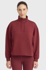 Cassandre Sweat 1/2 Zip - Vigne Cassandre Sweat 1/2 Zip - Vigne