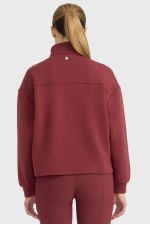 Cassandre Sweat 1/2 Zip - Vigne Cassandre Sweat 1/2 Zip - Vigne