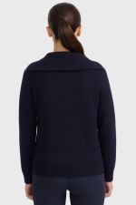Claira Maglione collo alto - Marine Claira Maglione collo alto - Marine