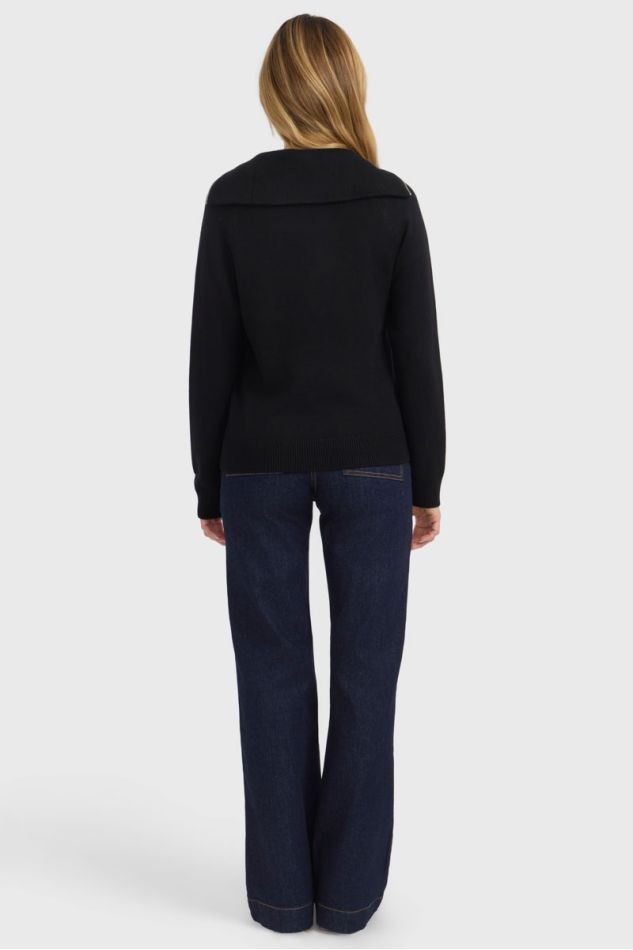 Claira Camisola gola alta - Noir