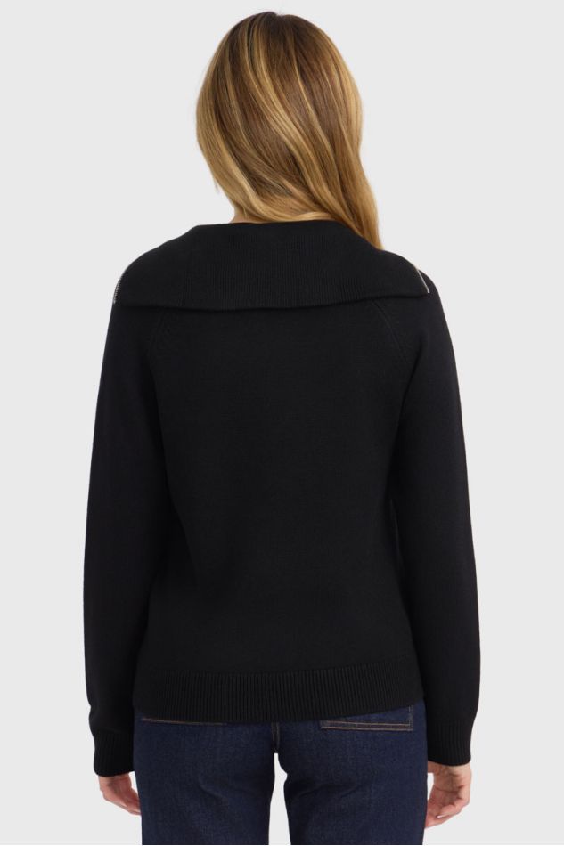 Claira Maglione collo alto - Nero Claira Maglione collo alto - Nero