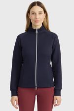 Clotilde Felpa tecnica con zip - Blu navy Clotilde Felpa tecnica con zip - Blu navy