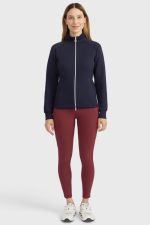 Clotilde Felpa tecnica con zip - Blu navy Clotilde Felpa tecnica con zip - Blu navy
