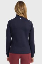 Clotilde Technique-Sweatshirt mit Reißverschluss – Marine Clotilde Technique-Sweatshirt mit Reißverschluss – Marine