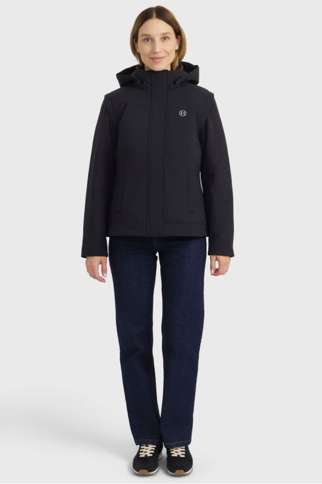 Coralie Parka 2 em 1 - Preto Coralie Parka 2 em 1 - Preto