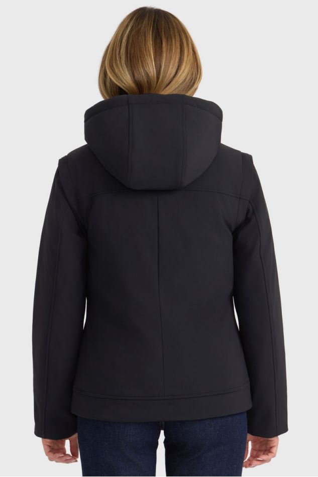 Coralie Parka 2 en 1 - Noir