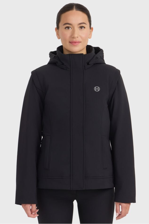 Coralie Parka 2 em 1 - Preto Coralie Parka 2 em 1 - Preto
