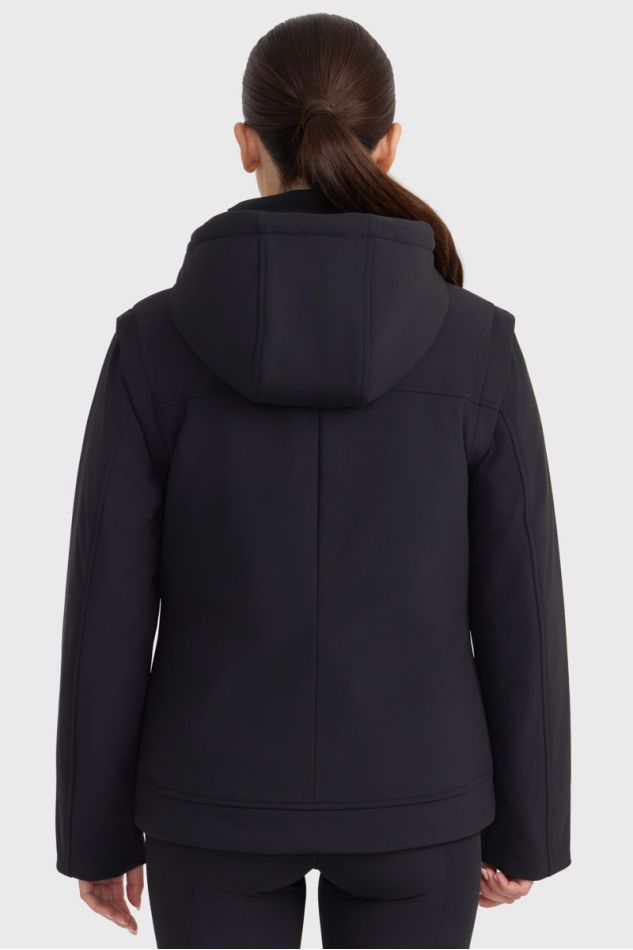 Coralie Parka 2 em 1 - Preto Coralie Parka 2 em 1 - Preto