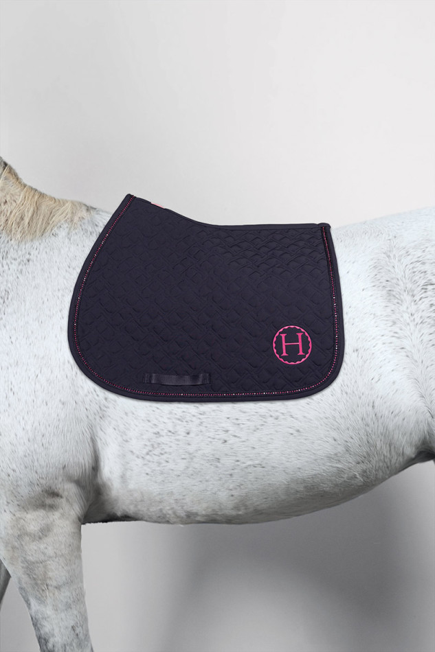 Saphir Tapis de Selle - Marine/Rose