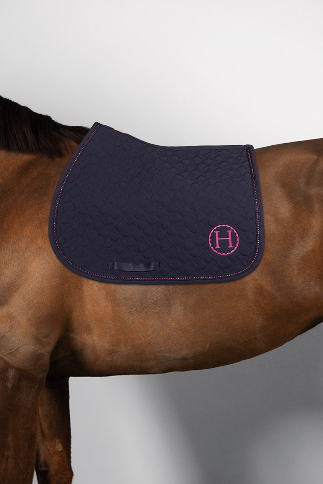 Saphir Tapis de Selle - Marine/Rose