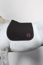 Sapphire Saddle Pad - Black/Pink Sapphire Saddle Pad - Black/Pink