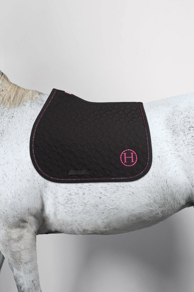 Saphir Tapis de Selle - Noir/Rose