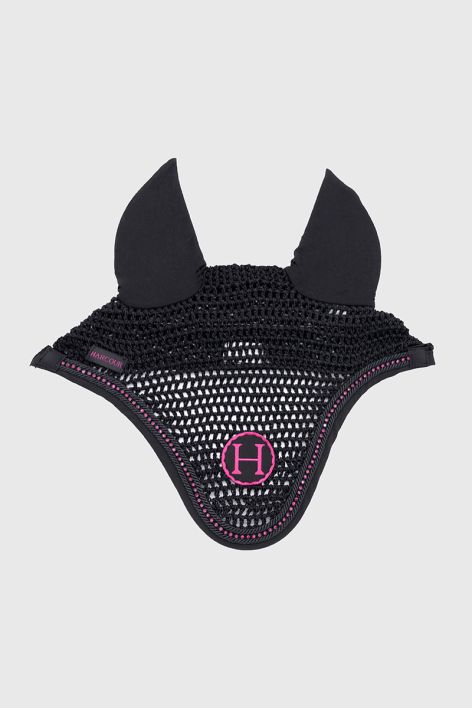 Fablir Gorro para Cavalo - Preto/Rosa