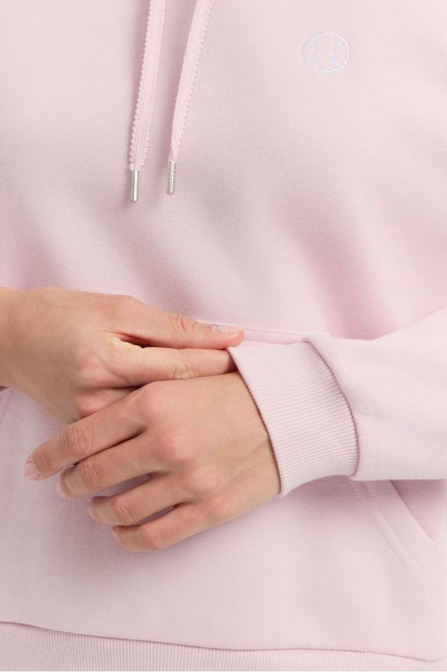 Herz-Sweatshirt &ndash; Bl&uuml;tenblatt