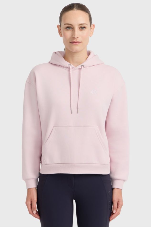 Herz-Sweatshirt &ndash; Bl&uuml;tenblatt