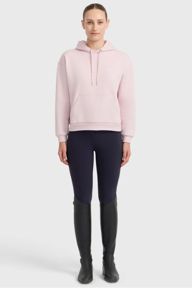 Herz-Sweatshirt &ndash; Bl&uuml;tenblatt