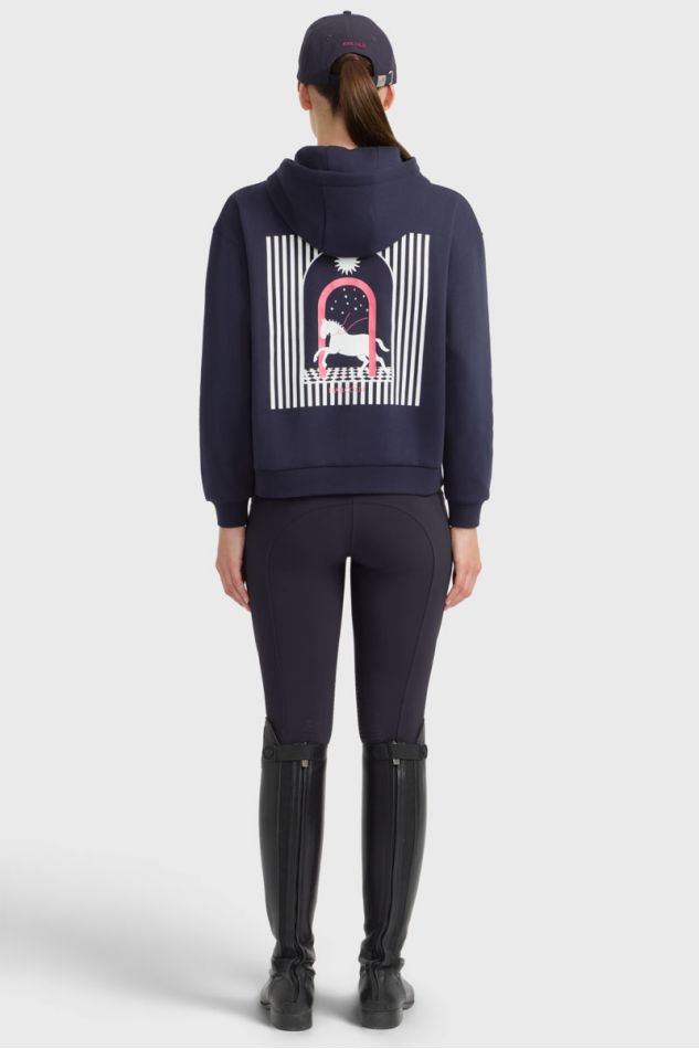 Hart-sweatshirt - marineblauw