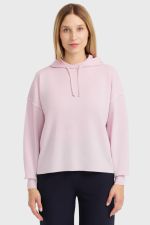 Plume felpa con cappuccio - Rosa cipria Plume felpa con cappuccio - Rosa cipria