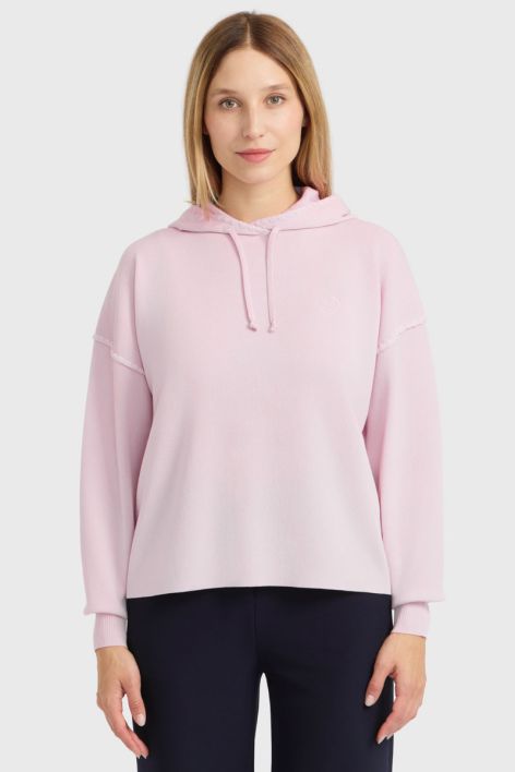 Plume Kapuzenpullover – Puderrosa