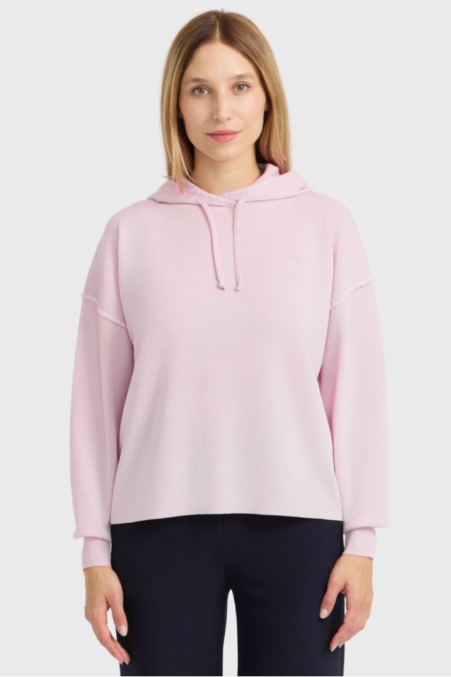 Plume Sweat à capuche - Rose Poudré Plume Sweat à capuche - Rose Poudré