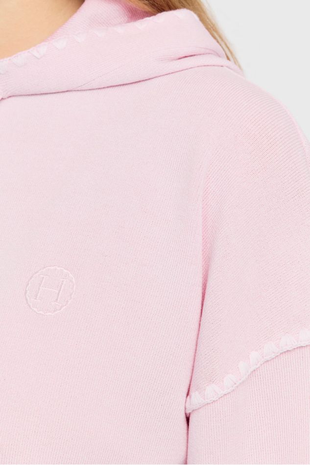 Plume Kapuzenpullover &ndash; Puderrosa