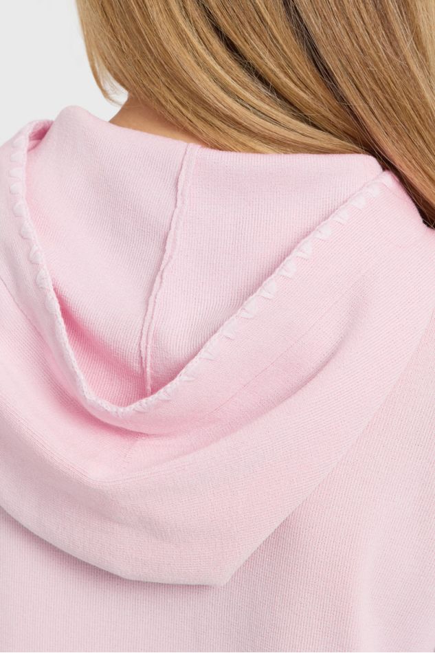 Plume Kapuzenpullover &ndash; Puderrosa