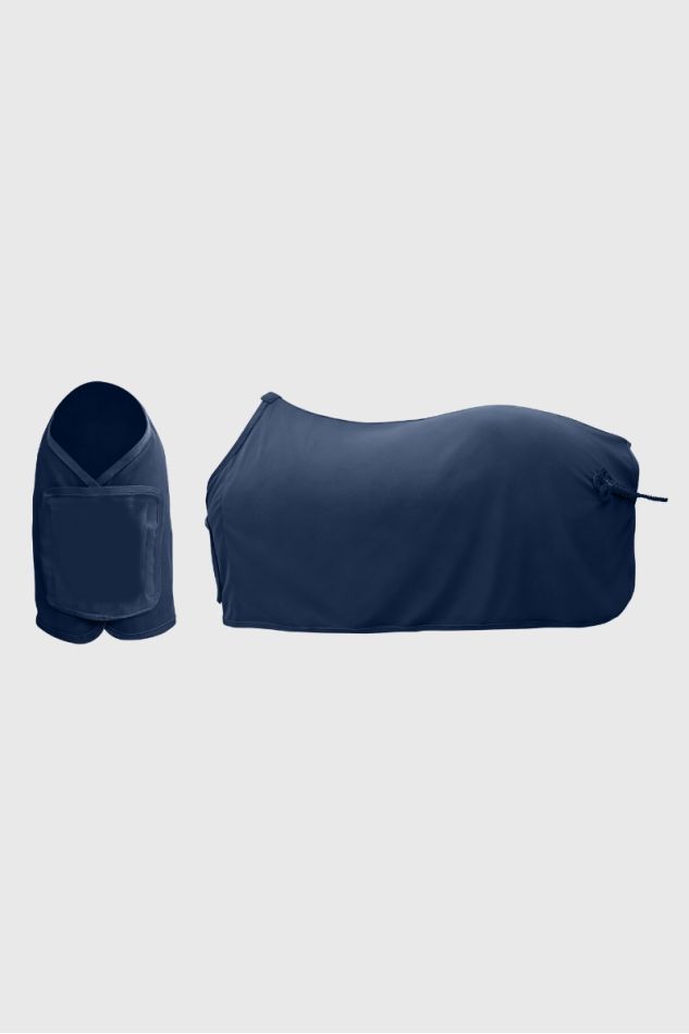 Cocoon personalisierbare Fleecedecke &ndash; Marineblau (Navyblau)