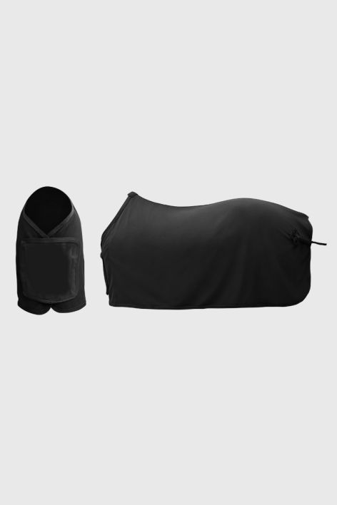 Cocoon Coperta in pile personalizzabile - Nero (Black)