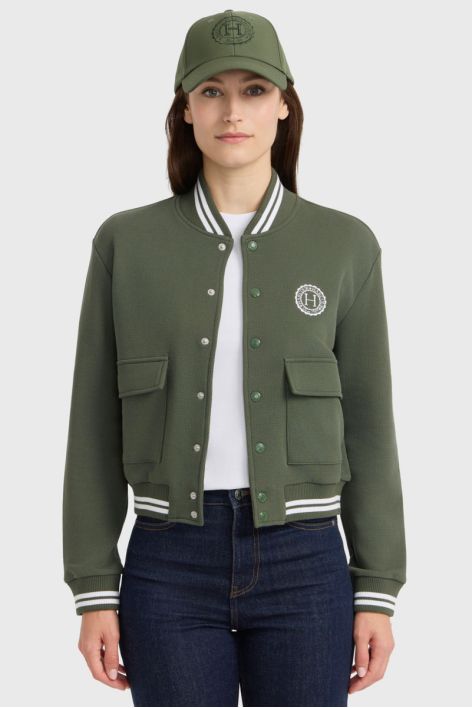 Agathe bomberjack voor dames - klaver (Clover)