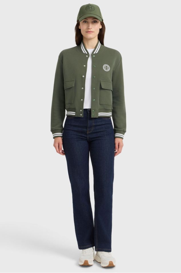 Agathe bomberjack voor dames - klaver (Clover)