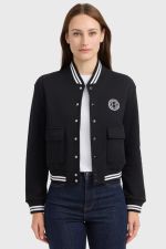 Agathe Bomber Femme - Noir (Black) Agathe Bomber Femme - Noir (Black)