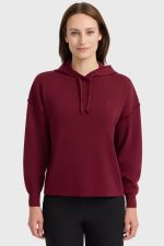 Plume sudadera con capucha de mujer - Burdeos (Burgundy) Plume sudadera con capucha de mujer - Burdeos (Burgundy)