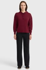Plume sweatshirt com capuz de mulher - Bordô (bordô) Plume sweatshirt com capuz de mulher - Bordô (bordô)