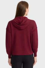 Plume Damen-Kapuzenpullover – Bordeauxrot (Burgundy) Plume Damen-Kapuzenpullover – Bordeauxrot (Burgundy)