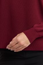 Plume sweatshirt com capuz de mulher - Bordô (bordô) Plume sweatshirt com capuz de mulher - Bordô (bordô)